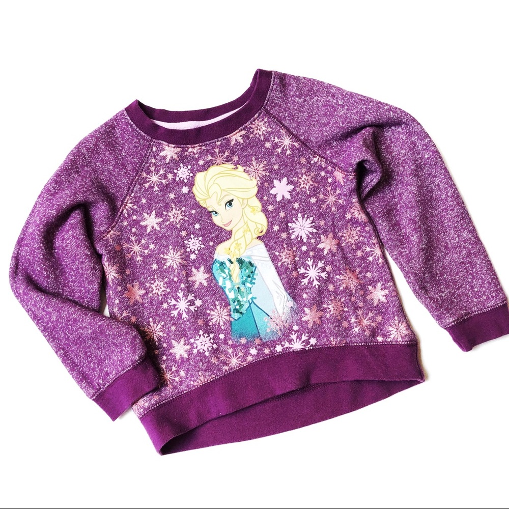 ◼️SOLD◼️Disney Frozen Elsa Sweatshirt SZ 4